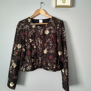 LC Lauren Conrad Jacket And Coats  Sequin Party Cocktail Vintage Party cocktail